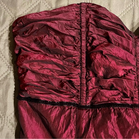 JESSICA MCCLINTOCK for GUNNE SAX Vintage Strapless Tea-Length Gown, Size 3, EUC - Picture 5 of 13